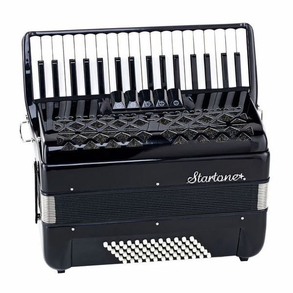 Startone Piano Accordion 72 Black MKII