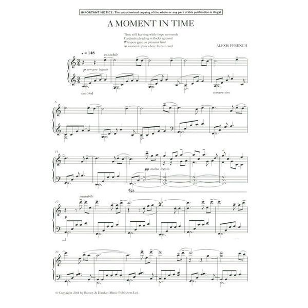 Boosey & Hawkes Alexis Ffrench Secret Piano