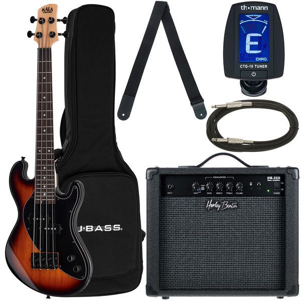 Kala U-Bass Solid Body AB 70 Set