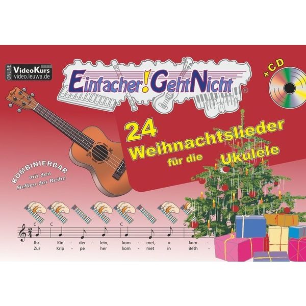 LeuWa-Verlag  24 Weihnachtslieder Ukulele