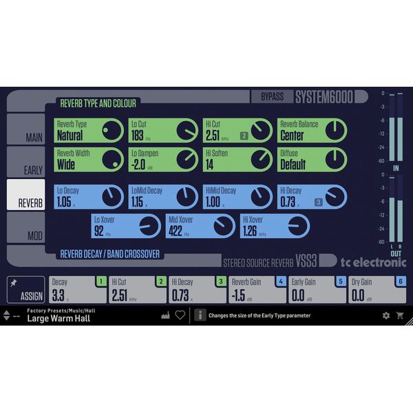 tc electronic VSS3 Space Simulation Reverb
