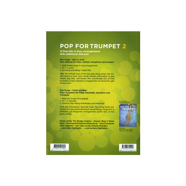 Schott Pop For Trumpet 2