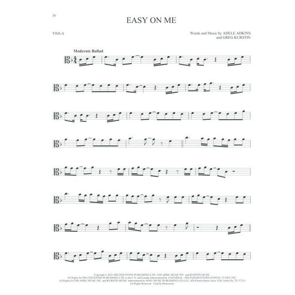 Hal Leonard 101 Top Hits for Viola