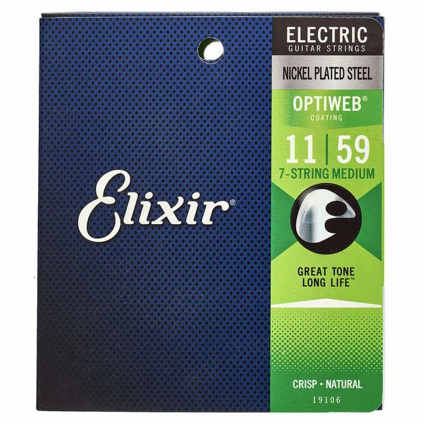 Elixir Optiweb 19106 7-String Medium
