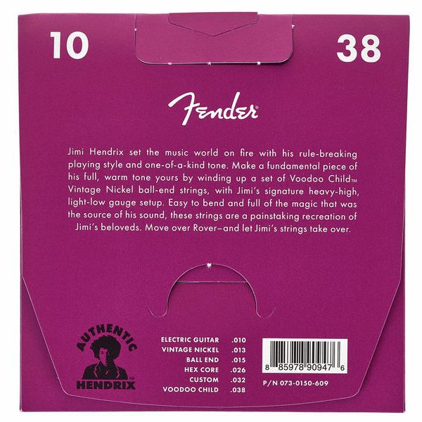 Fender Hendrix Voodoo Child BE Nickel