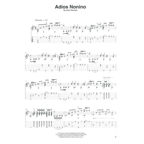 Hal Leonard Astor Piazzolla Guitar