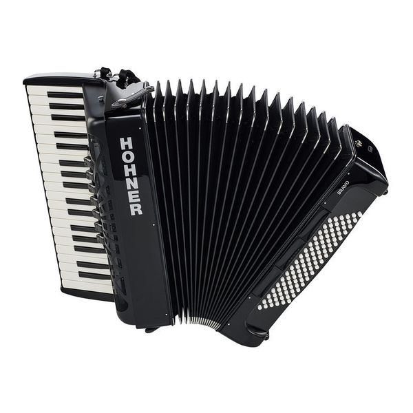 Hohner Bravo III 96 silent key black