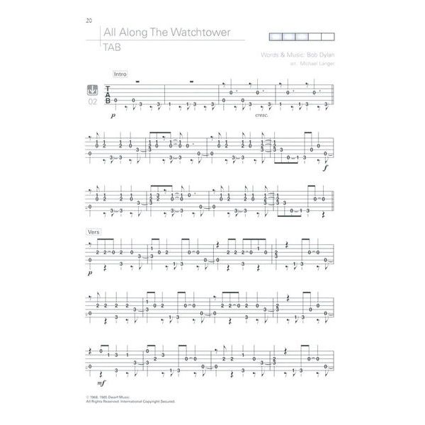 Edition Dux Acoustic Pop Guitar Solos 2