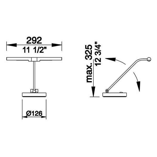 Jahn L4401 PIANO II Brass Polished