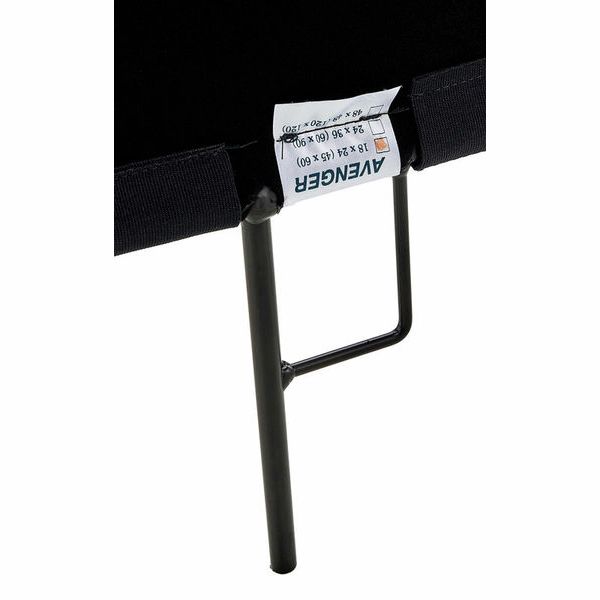 Avenger I650B 18"x24" Solid Black Flag