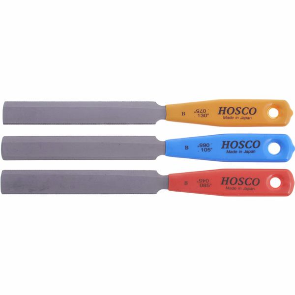 Hosco TL-NF3B Nut Files Bass Guitar