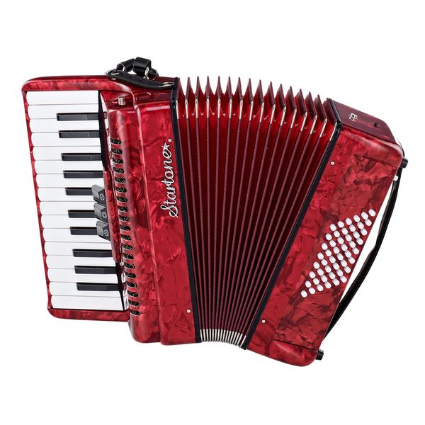 Startone Piano Accordion 48 Red MKII