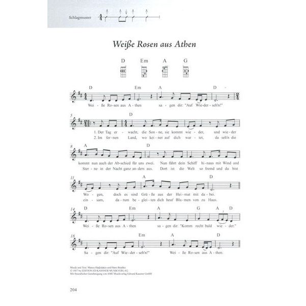 Schott Schlagerbuch Alt und Jung Uku