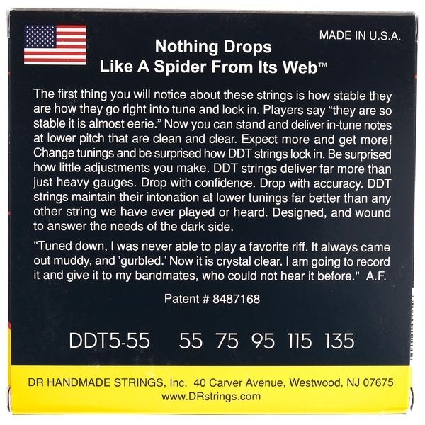 DR Strings Drop-Down Tuning DDT5-55
