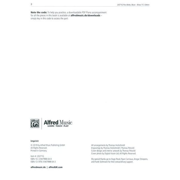 Alfred Music Publishing Flex-Ability Blues Brass T.C.