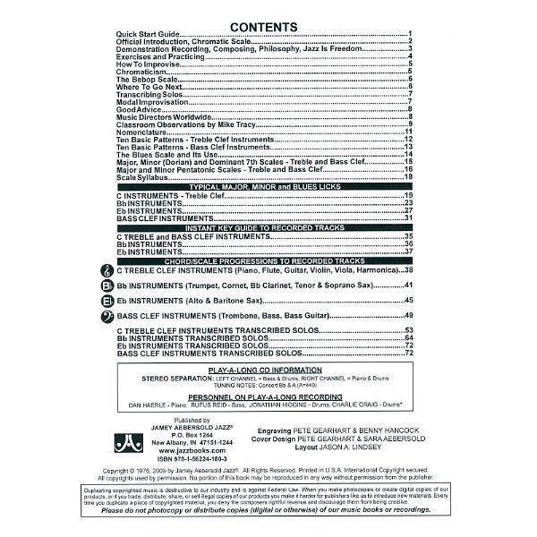 Jamey Aebersold Major And Minor