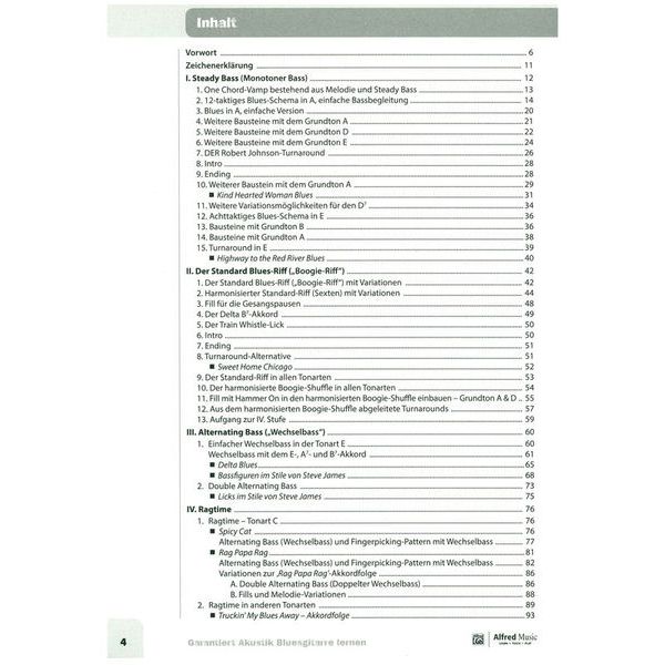Alfred Music Publishing Garantiert Akustik-Bluesgit.