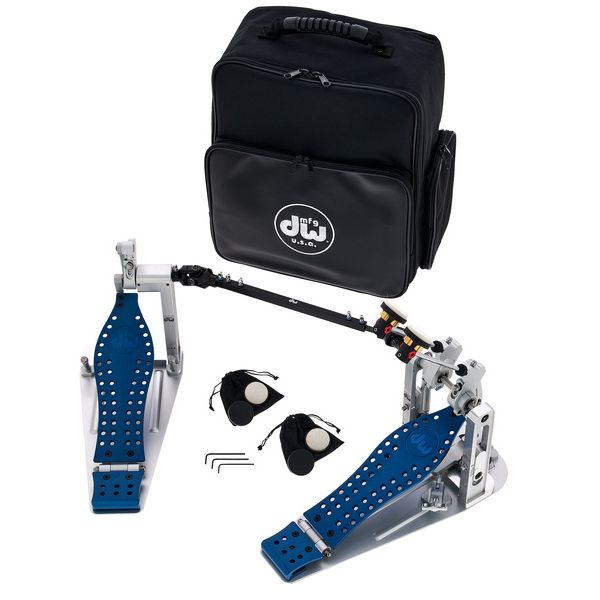 DW MDD Double Pedal Cobalt