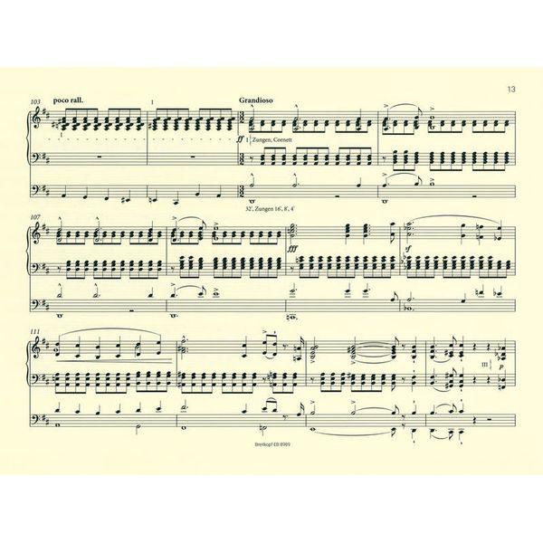 Breitkopf & Hrtel Liszt Sonate h-moll for Orgel