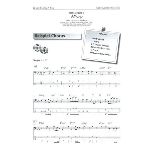Alfred Music Publishing Realtime Jazz Standards Bass