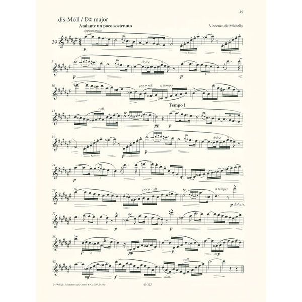 Schott Etüden der Romantik Clarinet