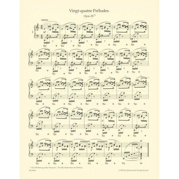 Brenreiter Chopin Preludes Auswahl