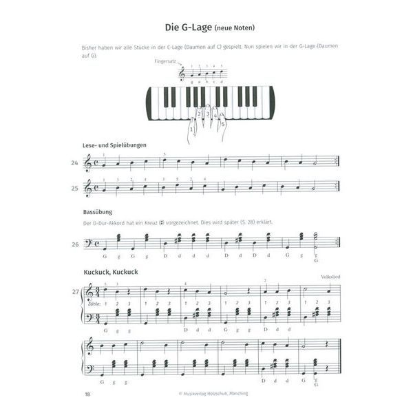 Holzschuh Verlag Neue Akkordeon Schule 1