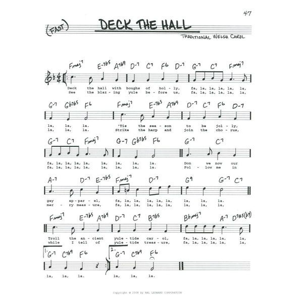 Hal Leonard The Real Christmas Book C