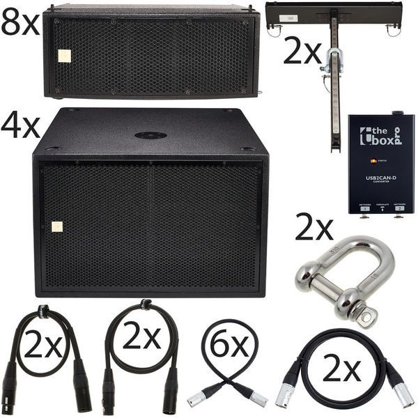 the box pro A 8 LA Flex Venue Set