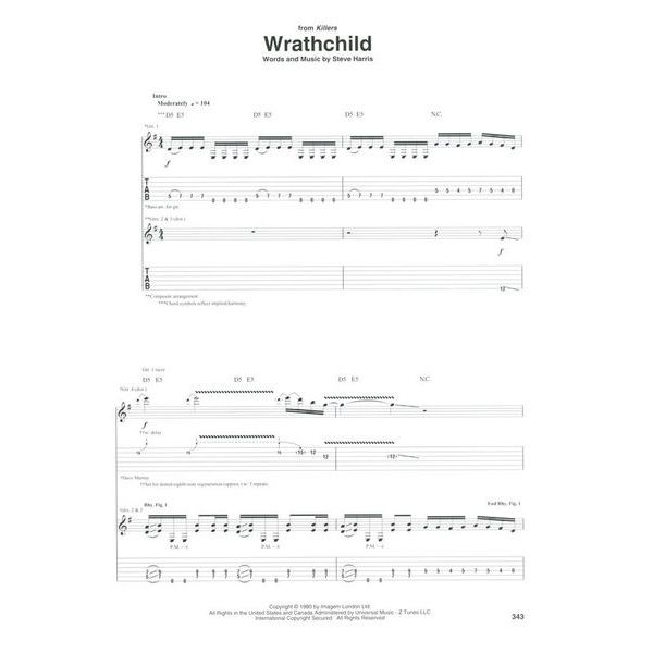 Hal Leonard Iron Maiden 25 Metal Master