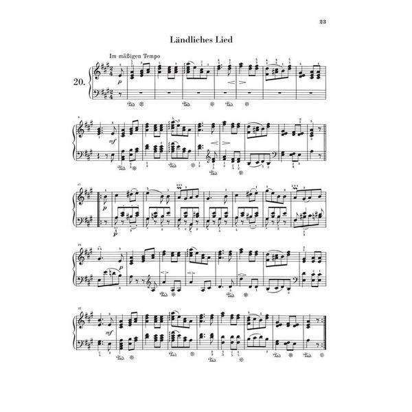 Henle Verlag Schumann Album für Die Jugend