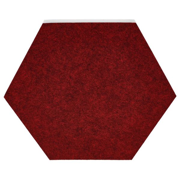t.akustik Hexagon Melamine Bordeaux 25