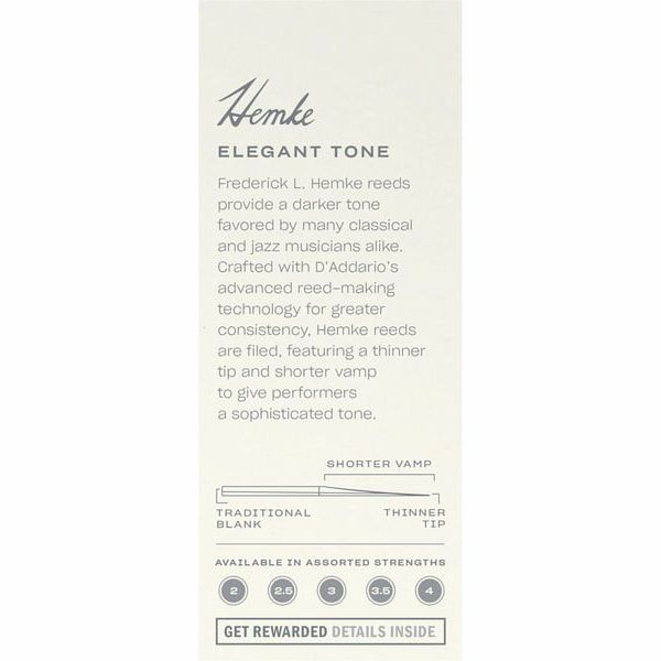 DAddario Woodwinds Hemke Soprano Saxophone 4.0