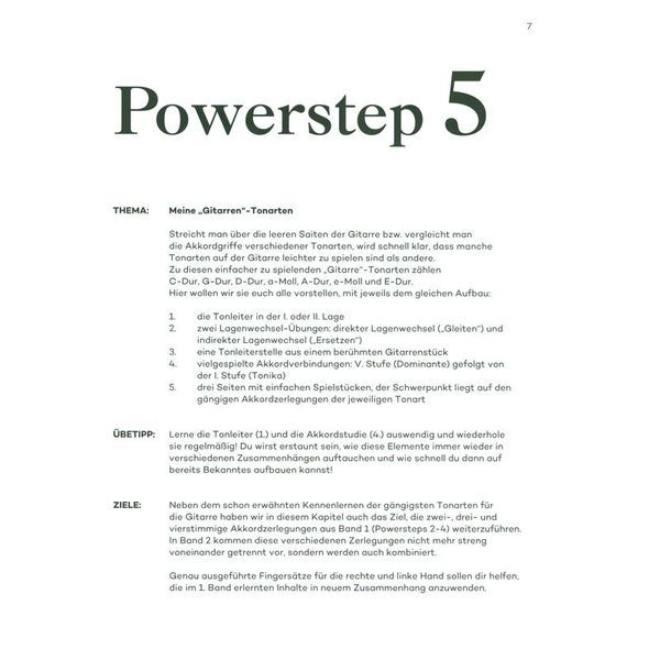 Edition Dux Play Guitar Powersteps 2