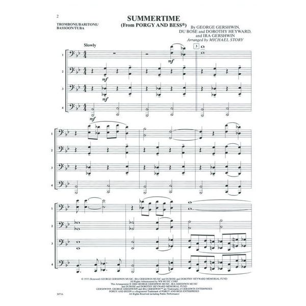 Alfred Music Publishing Pop Quartets For All Trombone