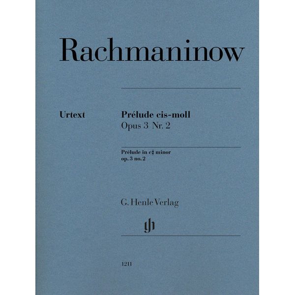 Henle Verlag Rachmaninow Prélude cis-moll