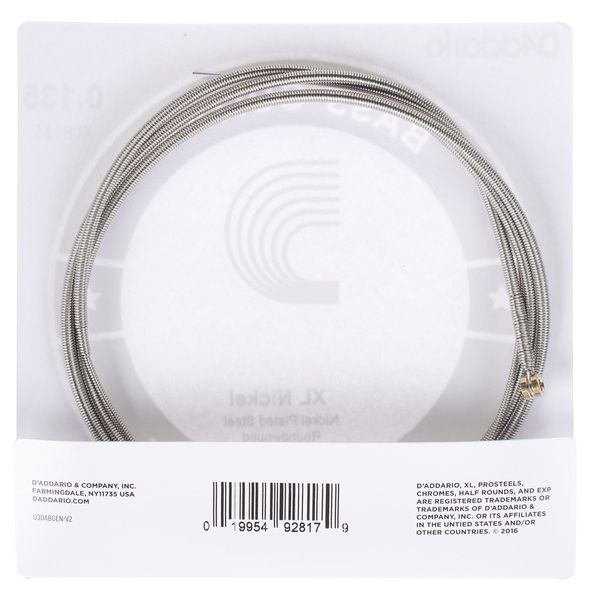 Daddario XLB135 Bass XL Single String