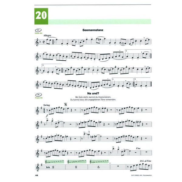 De Haske Hören Lesen Schule 3 Tenor Sax