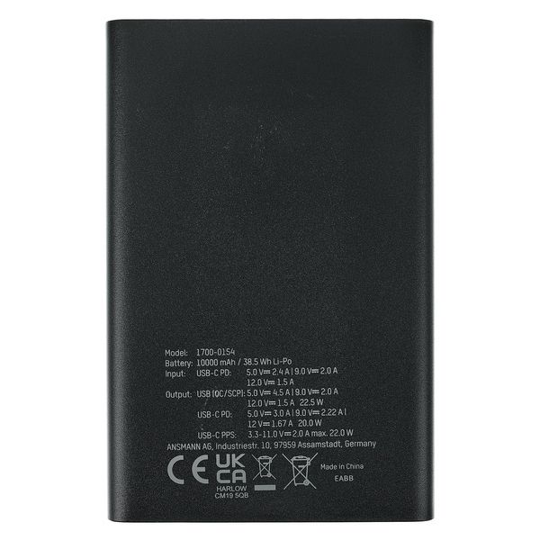 Ansmann Powerbank 10Ah PB222PD