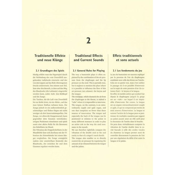 Brenreiter Die Spieltechnik des Fagotts