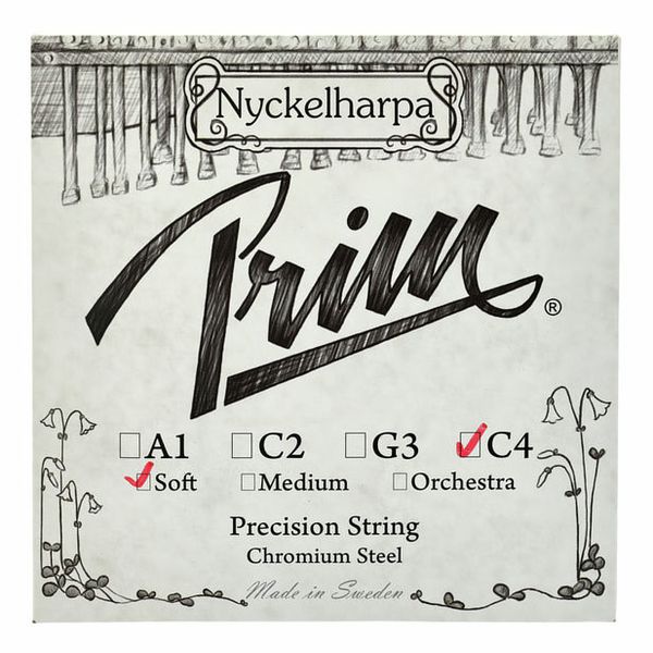 Prim Nyckelharpa String C4 Soft