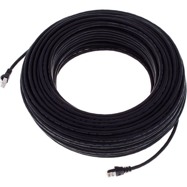 Telegrtner CAT6A Patchkabel 50m, sw
