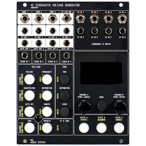 ADDAC 511 VC Stochastic Voltage Gen.