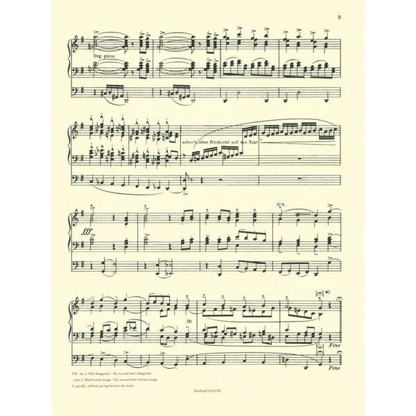 Breitkopf & Hrtel Karg-Elert Nun danket Gott