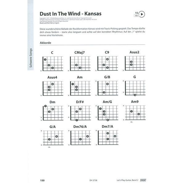 Hage Musikverlag Let's Play Guitar 2