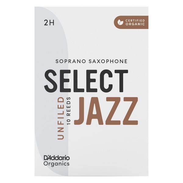 DAddario Woodwinds Organic Sel. Jazz Unf. SOP 2H