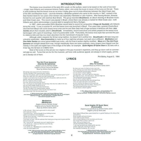 Jamey Aebersold Bossa Novas