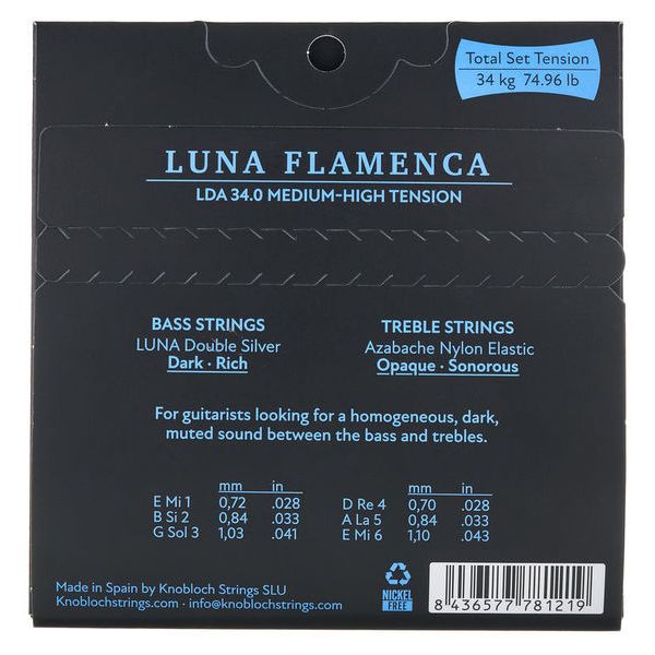 Knobloch Strings Luna Flamenca LDA 34.0 MHT