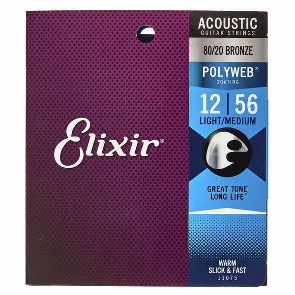 Elixir Polyweb Light-Medium Acoustic