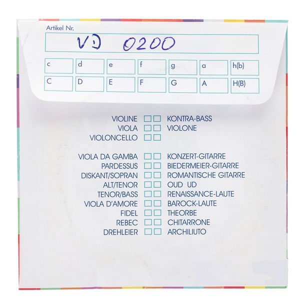 Kürschner VD 0200 Hurdy Gurdy Bass Str.